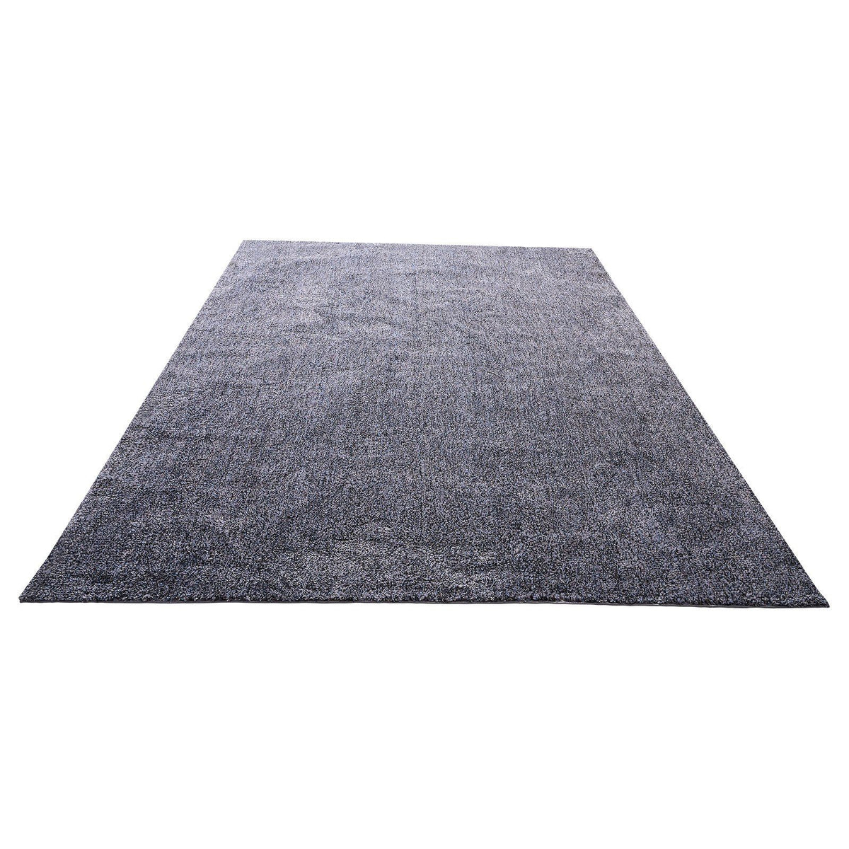 Indoor Plush Area Rugs, 2.44 x 3.05m Plush Carpet, Area Rugs Furry with Long Plushs Pile, Thick & Durable High-Pile Rug for High-Traffic Areas, Non-Shedding & Non-Slip Backing, Blue-Gray