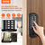 VEVOR Mechanical Keyless Entry Door Lock, 14 Digit Keypad, Water-proof Zinc Alloy, Outdoor Gate Door Locks Set with Surface-mounted Latch, Keypad and Knob, Easy to Install, for Garden, Garage, Yard