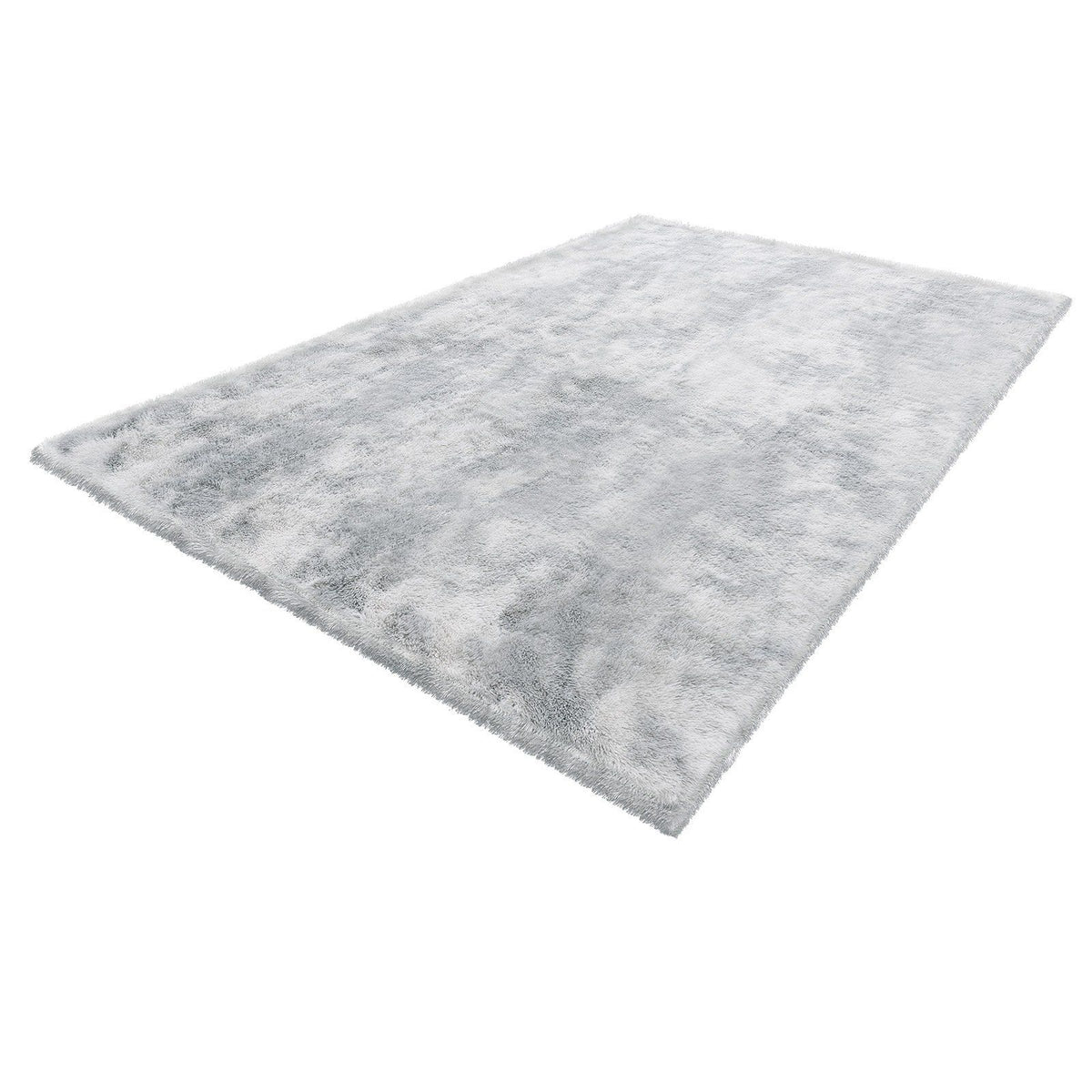 Indoor Plush Area Rugs, 1.83x2.74 m Soft Plush Carpet, FFurry Shag Area Rugs for Living Room, Bedroom, Modern Home Decor Aesthetic Long-Pile Rug, Non-Shedding, Slip-Resistant, Tie-Dye Light Gray