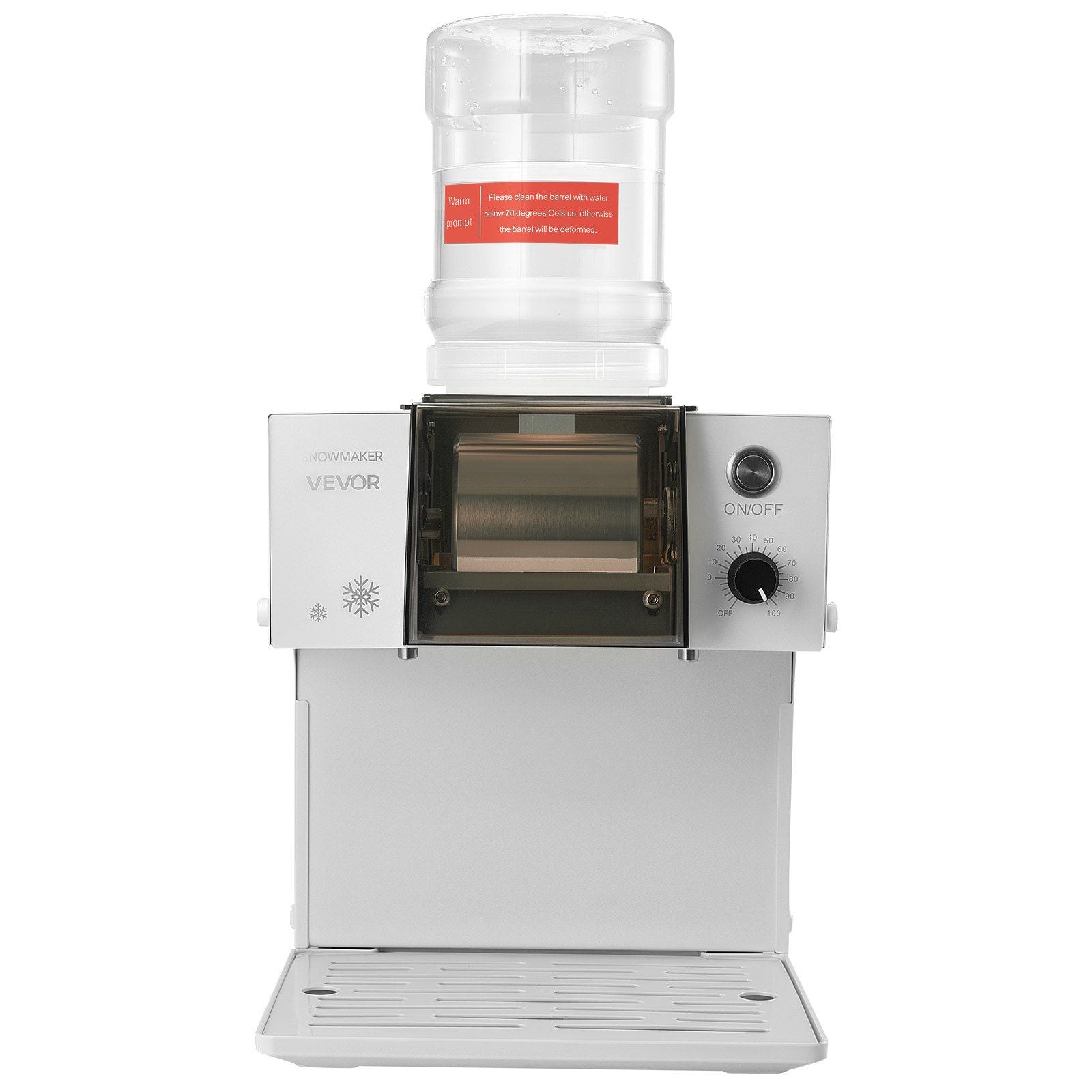 Snowflake Ice Machine, 80KG/24H Snowflake Ice Maker, Ice-Shaver Machine with Stainless Steel Blade, Electric Snow Cone Maker with 1.8L Tank, 90S Fast Pre-Cooling, for Home & Small Gatherings
