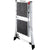 VEVOR Step Ladder 2-Step 150kg Capacity, Ergonomic Folding Steel Step Stool with Wide Anti-Slip Pedal, Sturdy Step Stool for Adults Toddlers, Multi-Use for Household, Kitchen, Office, RVs