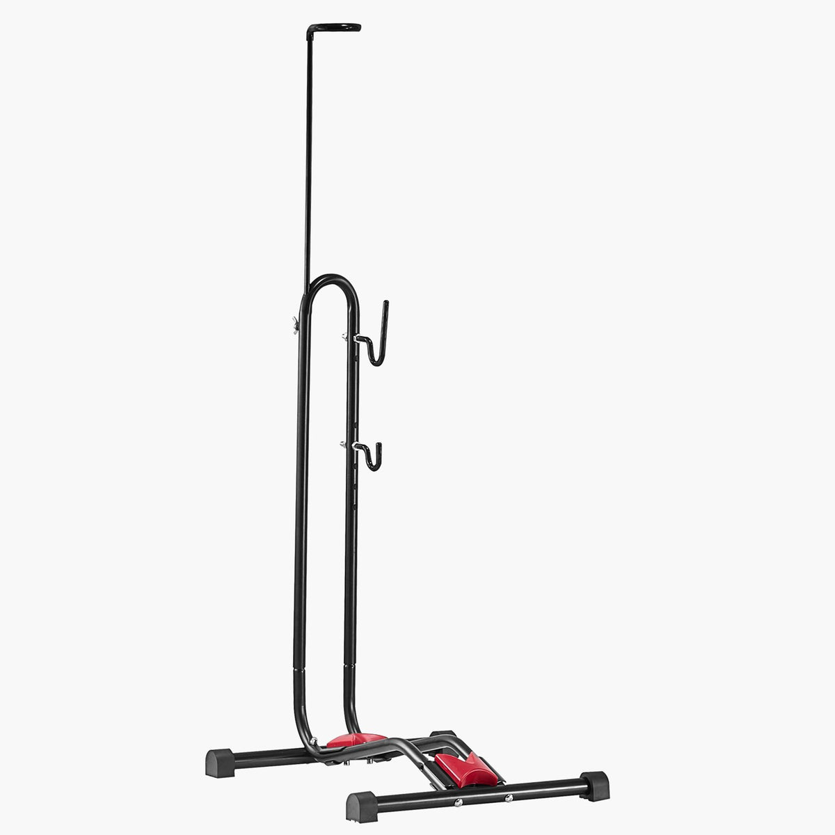 VEVOR Bike Rack, Upright Bike Stand Floor for 406.4 to 700 mm Mountain & Road Bikes, Vertical & Horizontal Bicycle Stand for Secure Parking and Storage in Garage, Truck Bed, Indoor, Outdoor, Black
