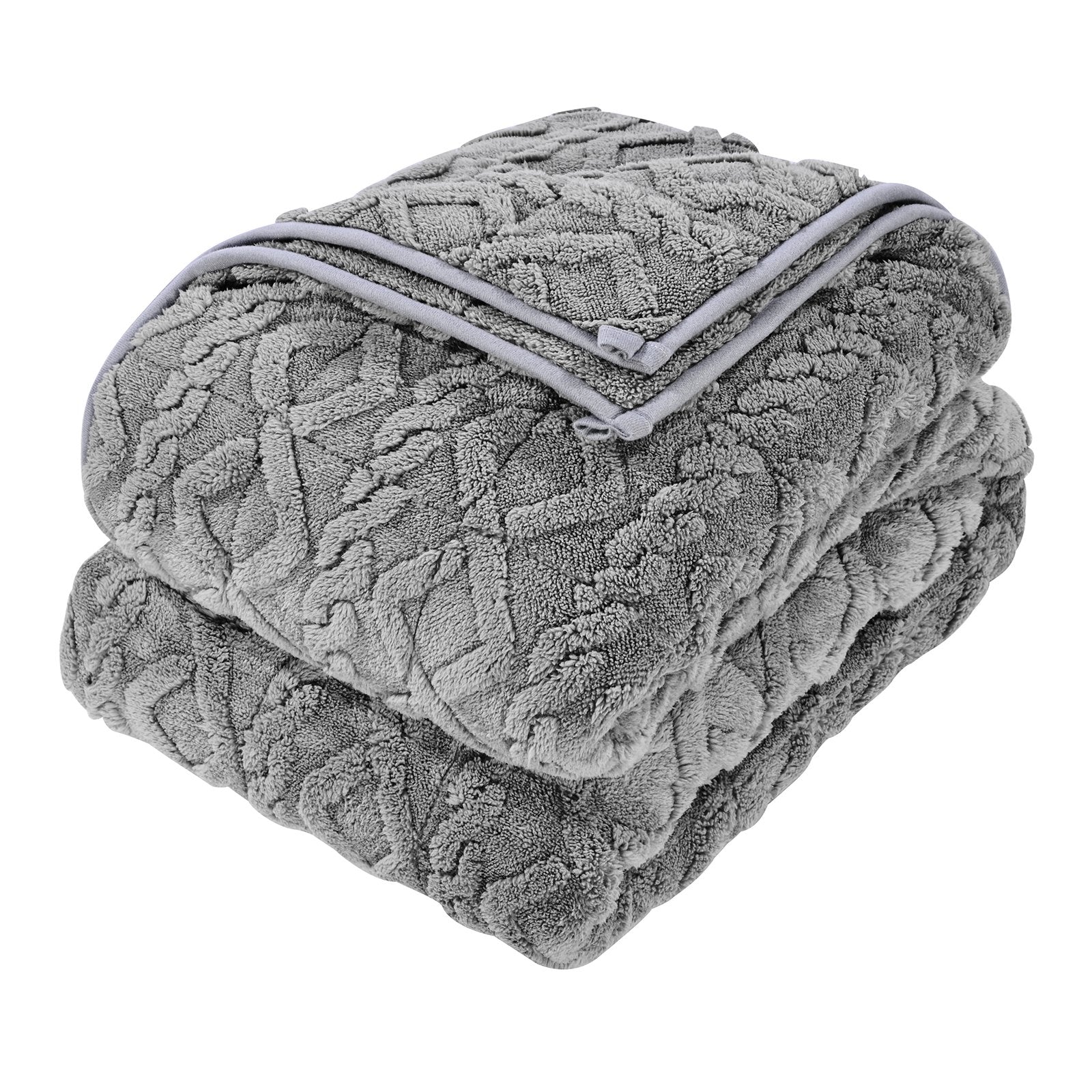 VEVOR Weighted Blanket, 9 kg, 1524 x 2032 mm Queen Size, Sherpa Fleece Heavy Blanket with Glass Beads, Soft Warm Cozy Fluffy Touch, for 90-113 kg Adults, Anxiety Stress Relief, Improve Sleep, Grey