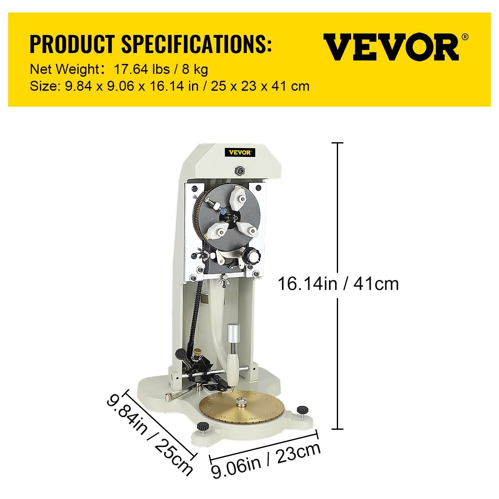 Inside Ring Engraver, Double Sided Dial Ring Engraver Stamper, 1.5mm-2.0mm Character Letter Block Ring Engraving Machine, Aluminum Alloy Body, with 3 Clamps, for Jewelry Rings Inner Engraving