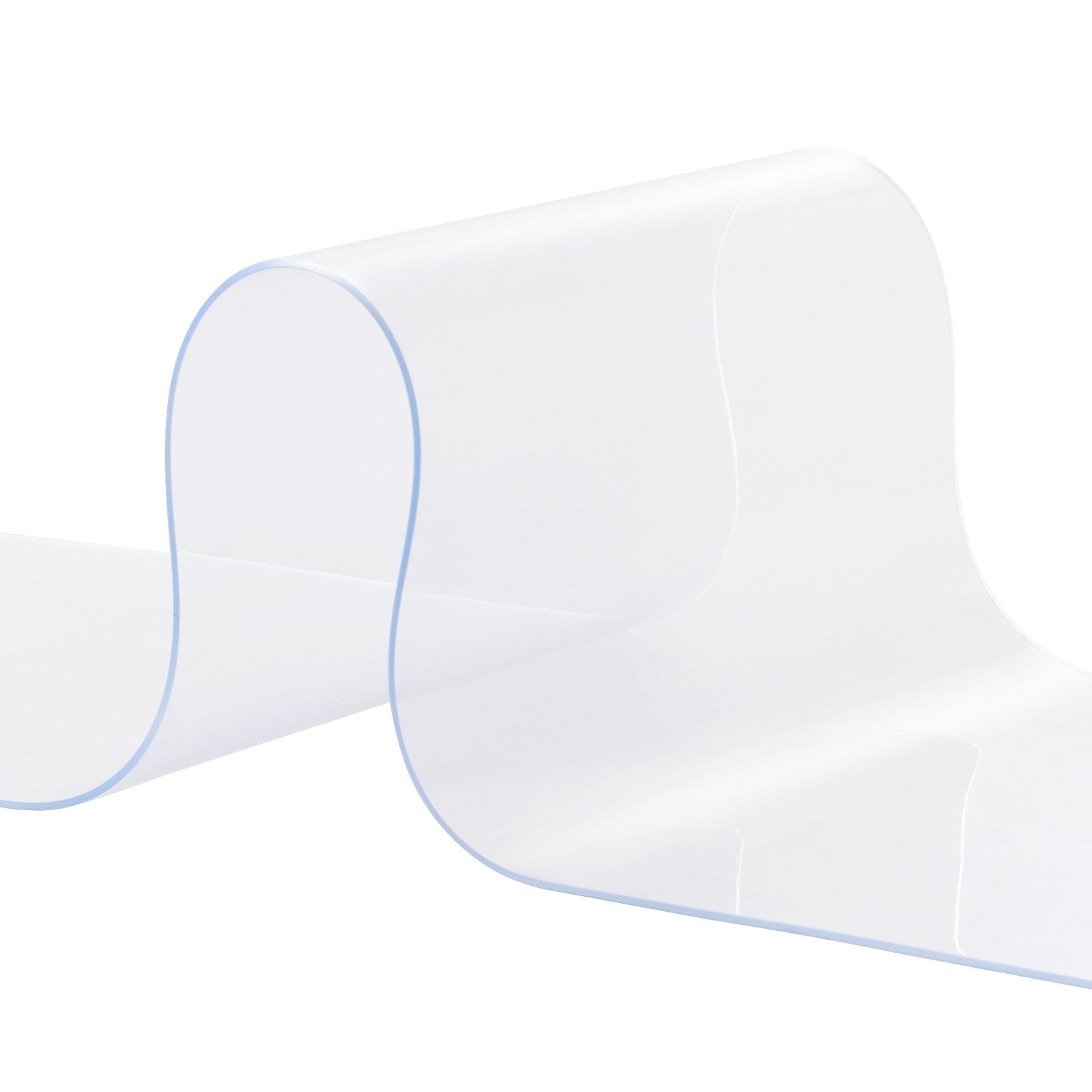 VEVOR Strip Curtain, 2500 cm L x 20 cm W x 2 mm Thickness, Clear PVC Smooth Curtain Strip Door Bulk Roll, Plastic Door Strips for Doorways of Supermarket, Garage, Warehouse, Barn, Pet Animal House