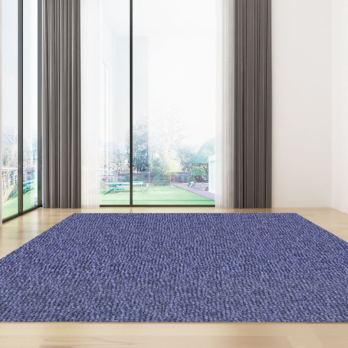 VEVOR Deep Blue Marine Carpet 6 ft x 52.5 ft Marine Carpeting Marine Grade Carpet for Boats with Waterproof Back Outdoor Rug for Patio Porch Deck Garage Outdoor Area Rug Runner Non-Slide Porch Rug
