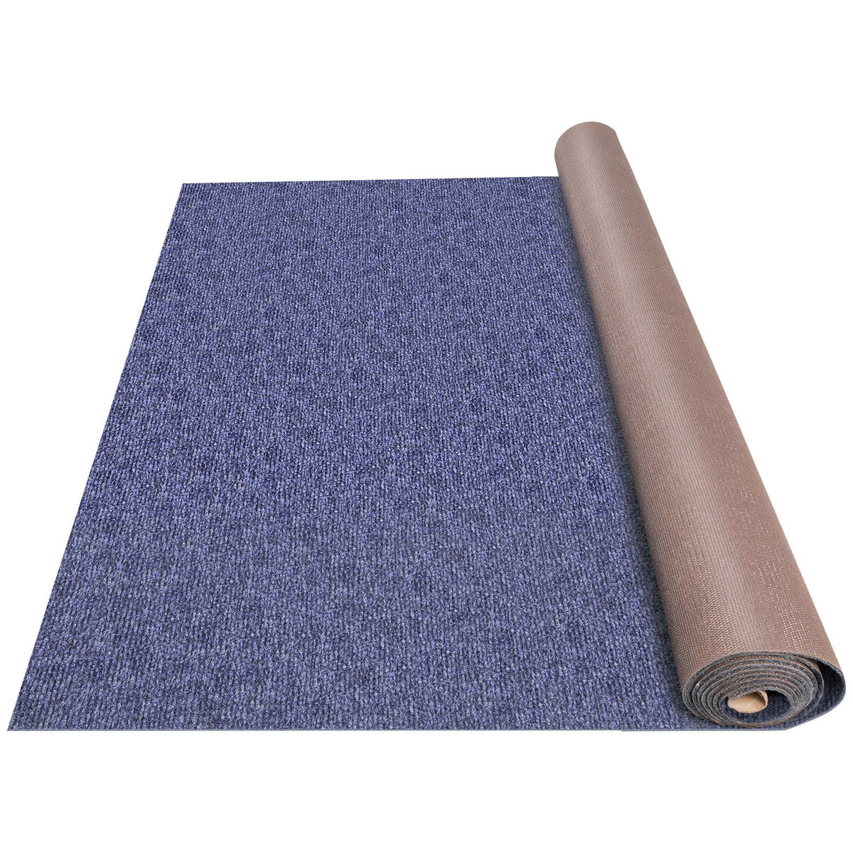 VEVOR Indoor Outdoor Rug Carpet Blue 6x23ft Area Rugs Runner for Patio Deck, 1.8x7m
