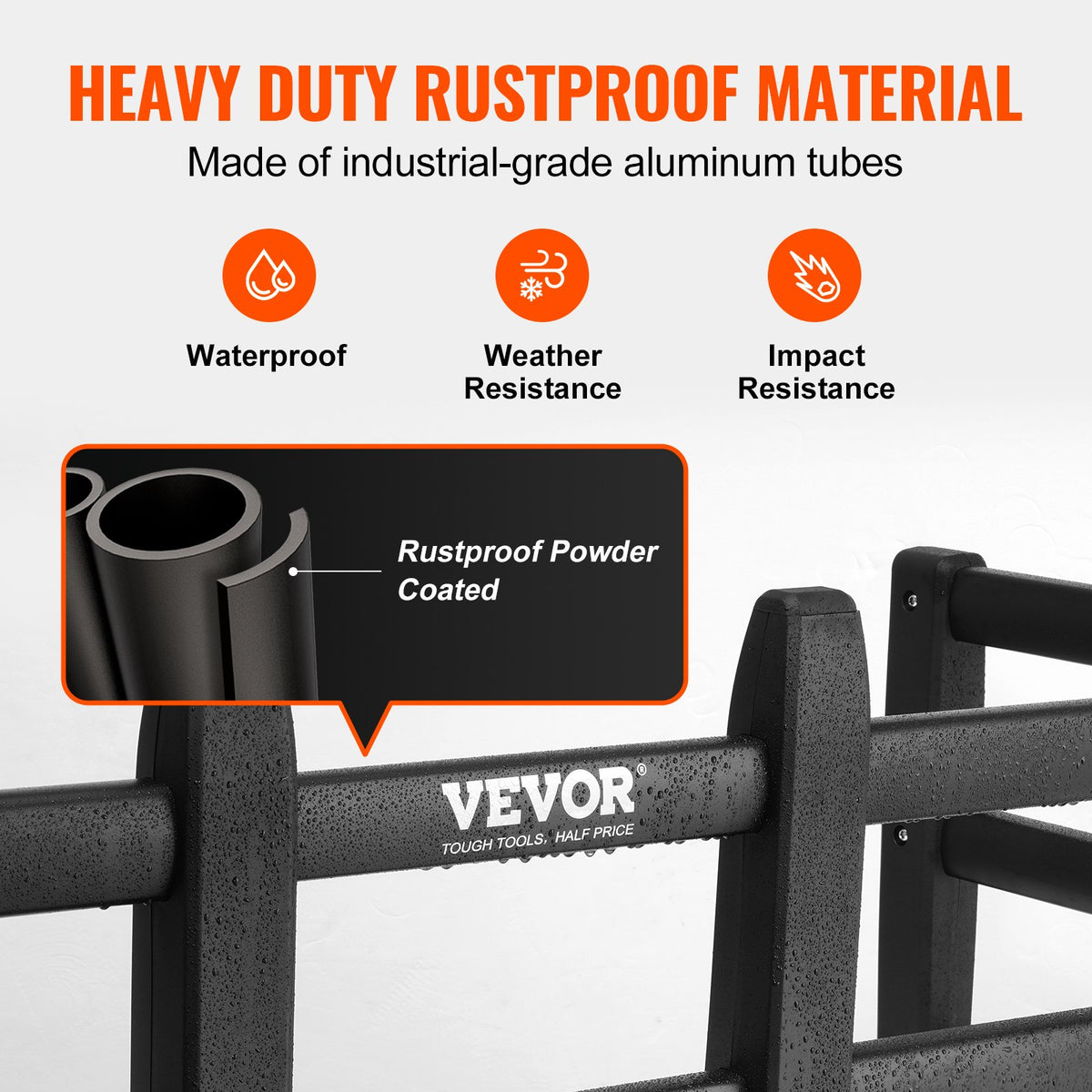 VEVOR Truck Bed Extender, Aluminum Retractable Tailgate Extender, 131cm-162.6cm Adjustable Length, Fits for Ridgeline, Tacoma, Gladiator, Colorado/Canyon, Frontier, and Ranger