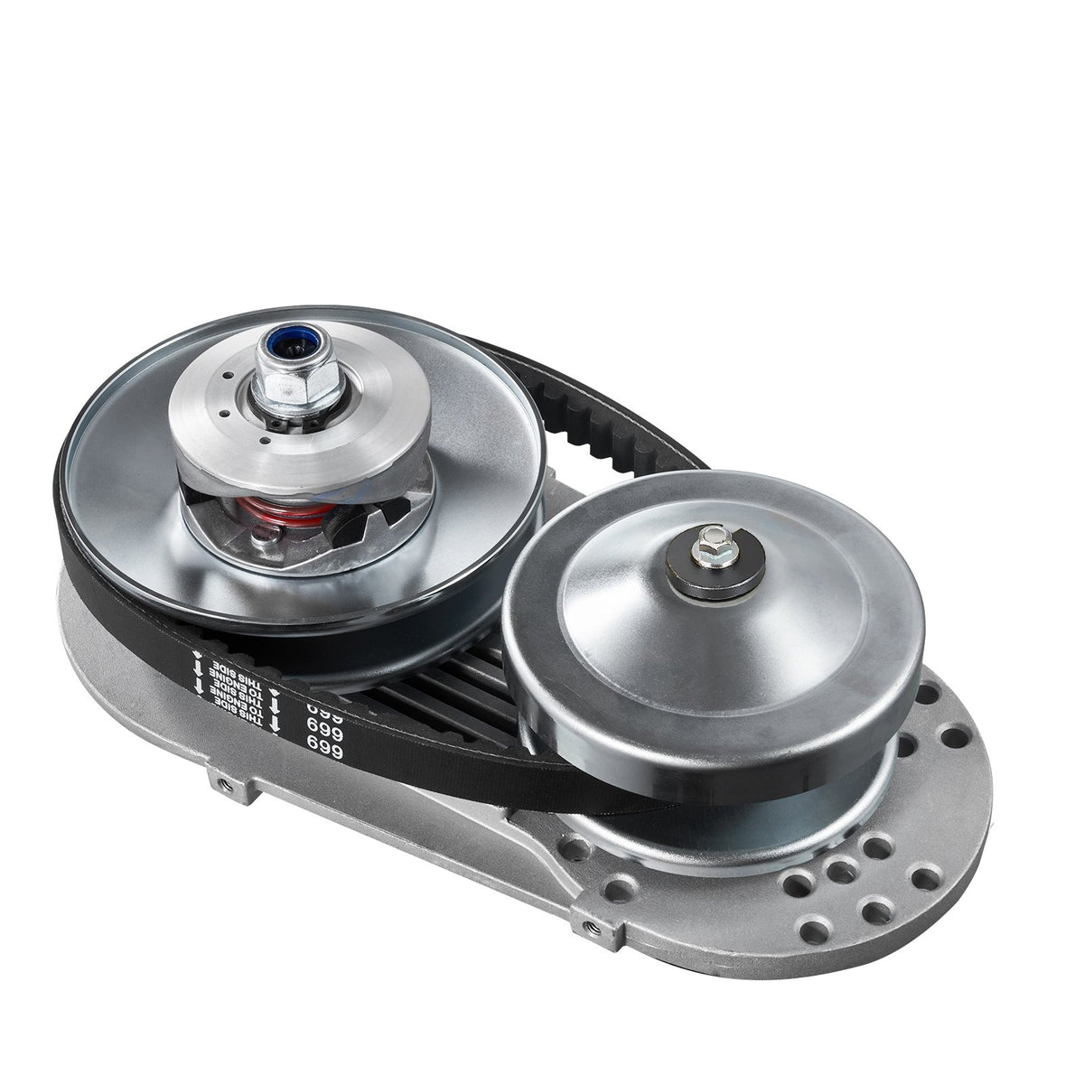 VEVOR Drive Clutch, 2-8HP Engine, 2000 RPM High-Strength Drive Clutch with Asymmetric Designed Wheels &amp; Robust Rubber Belt, Sturdy &amp; Durable Clutch with Full Accessories, Fit for Various Engines