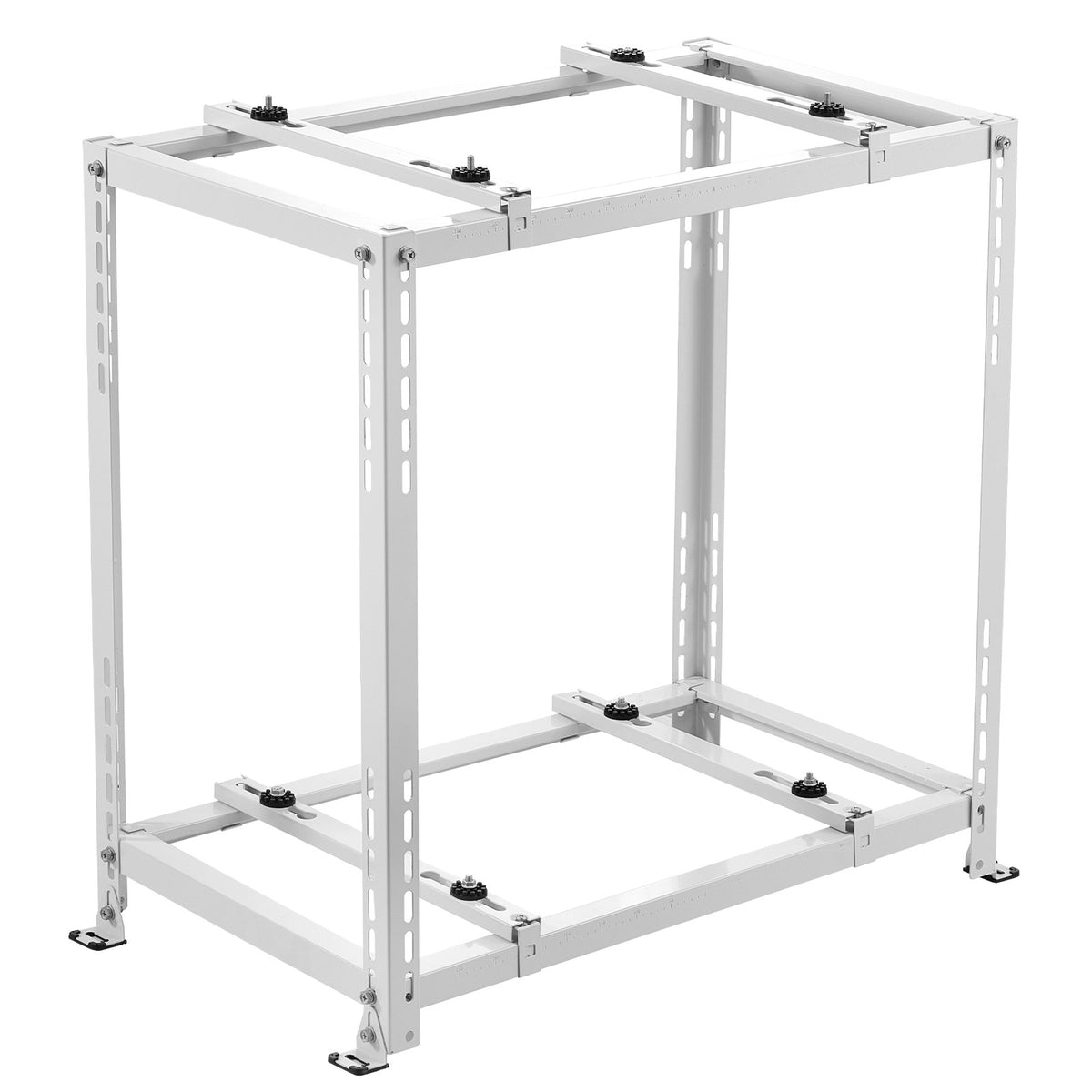 VEVOR Mini Split Ground Stand, Anti-Vibration Mini Split Stand for 9000-18000 BTU Ductless Air Conditioner Heat Pump, Heavy Duty AC Base Bracket Floor Mount w/ 250kg Max. Load,Dual Levels