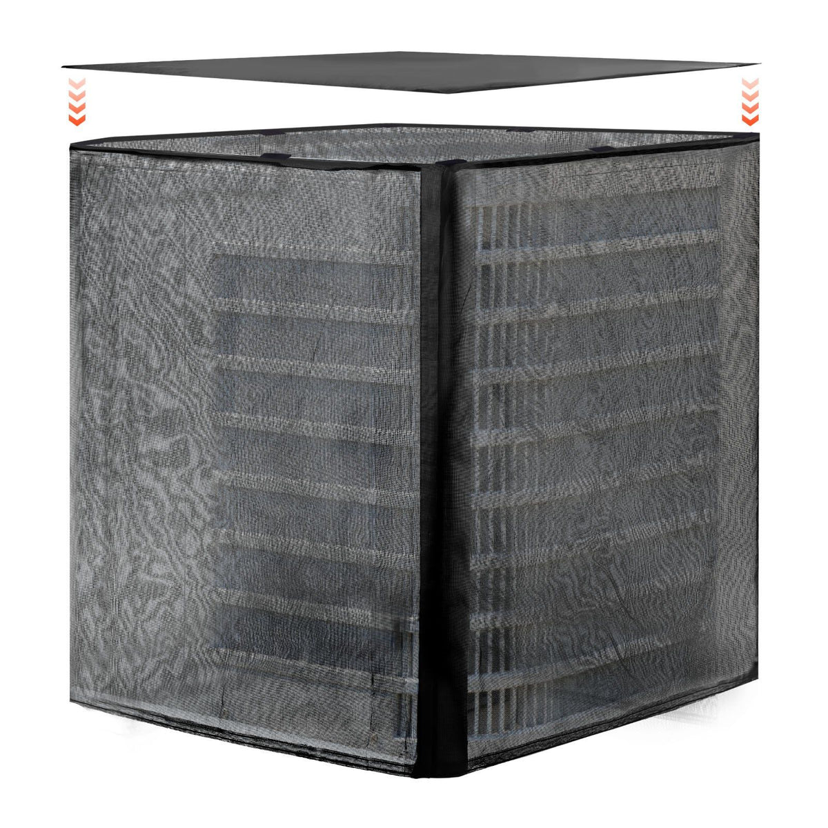 Air Conditioner Cover, 914 x 914 x 1010 mm Ac Cover for Air Conditioning Unit, Dual-Layer, Detachable Canopy,Waterproof Polyester, Universal HVAC Protector for Outdoor Outside Ac Unit, Black