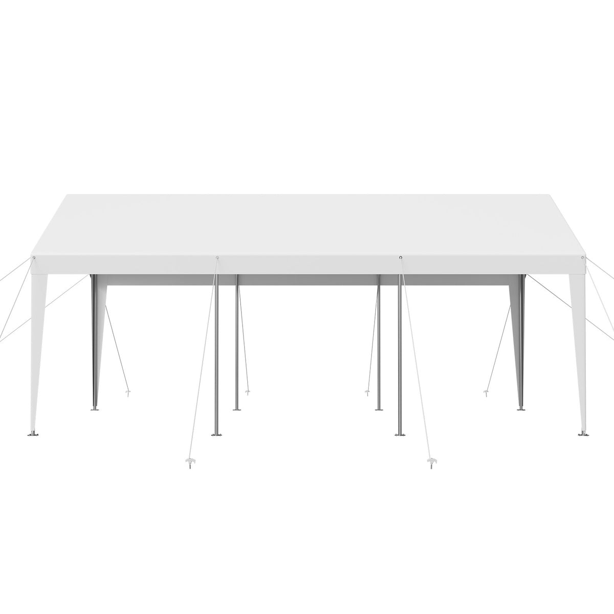 VEVOR Carport Car Canopy 10 x 20 FT Heavy Duty Portable Car Shelter Tent White