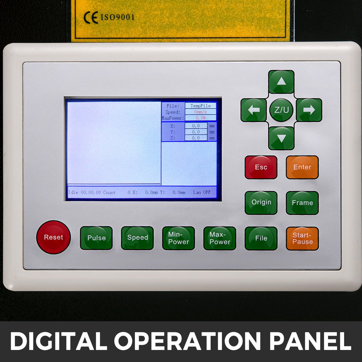 Vevor 80W CO2 Laser  Engraver Engraving Cutting Machine With Color Screen 700*500mm