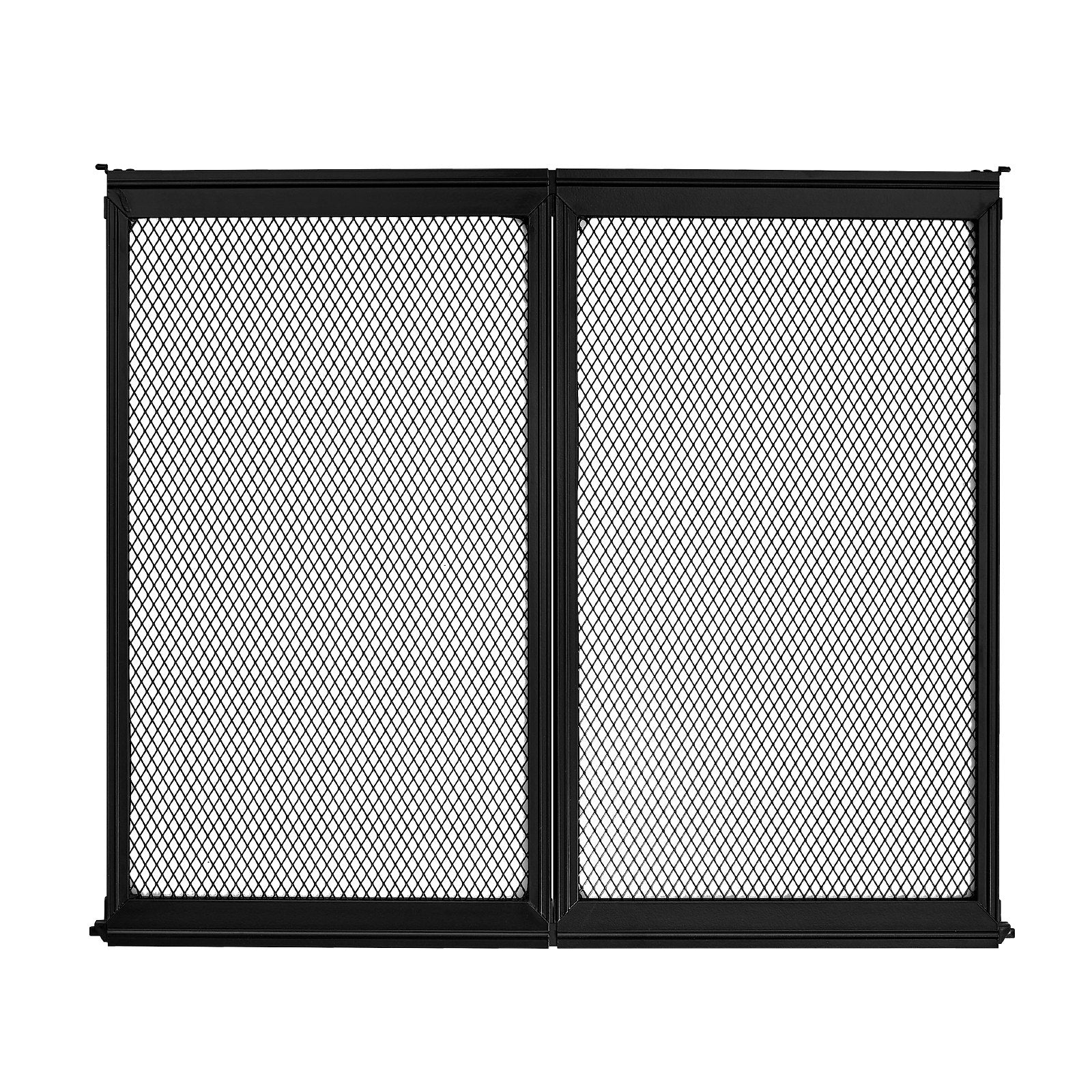 VEVOR RV Screen Door Protector, 571.5 x 508 mm Door Grille, Easy to Install and Disassemble, Reinforced Breathable Protective Mesh, Aluminum Alloy Camper RV Entry Protector for Pet Protection, Black