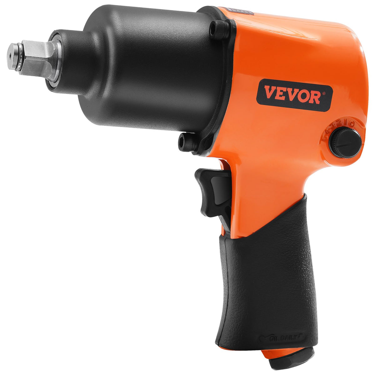 VEVOR Air Impact Wrench, 1/2" Drive Air Impact Gun Up to 880ft-lbs Nut-busting Torque, 7500RPM Lightweight Pneumatic Tool for Auto_epairs_nd_aintenance