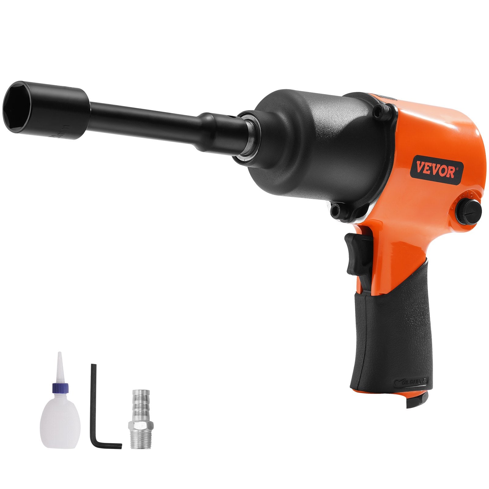 VEVOR Air Impact Wrench 1/2" Square Drive 880ft-lbs Nut-busting Torque 90-120PSI