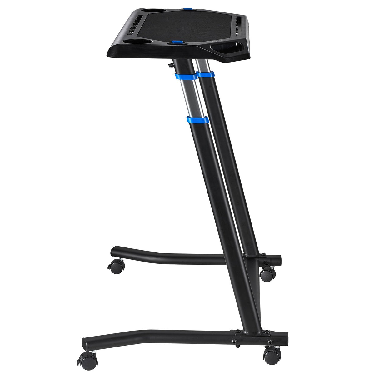 VEVOR Mobile Cycling Desk Foldable Bike Trainer Fitness Desk with Lockable Wheel