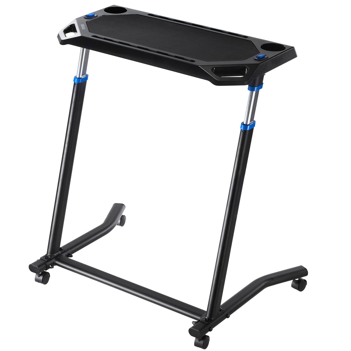VEVOR Mobile Cycling Desk Foldable Bike Trainer Fitness Desk with Lockable Wheel