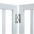 VEVOR Free Standing Dog Gate, 24" H x 60" W Freestanding Pet Gate, 3 Panels Foldable Dog Gate for Wide and Narrow Passageways, Expandable Dog Barrier with Silent Foot Support for Indoor, White