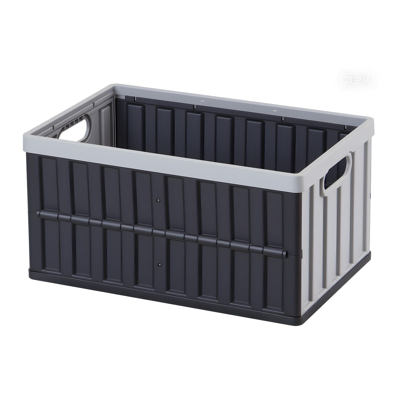 Plastic Collapsible Storage Bins with Lids, 65L 3 Packs, Stackable Folding Storage Crates with Handles, Holds 38 kg Per Bin, Heavy Duty Containers, Space-Saving Baskets, for Home Organizing
