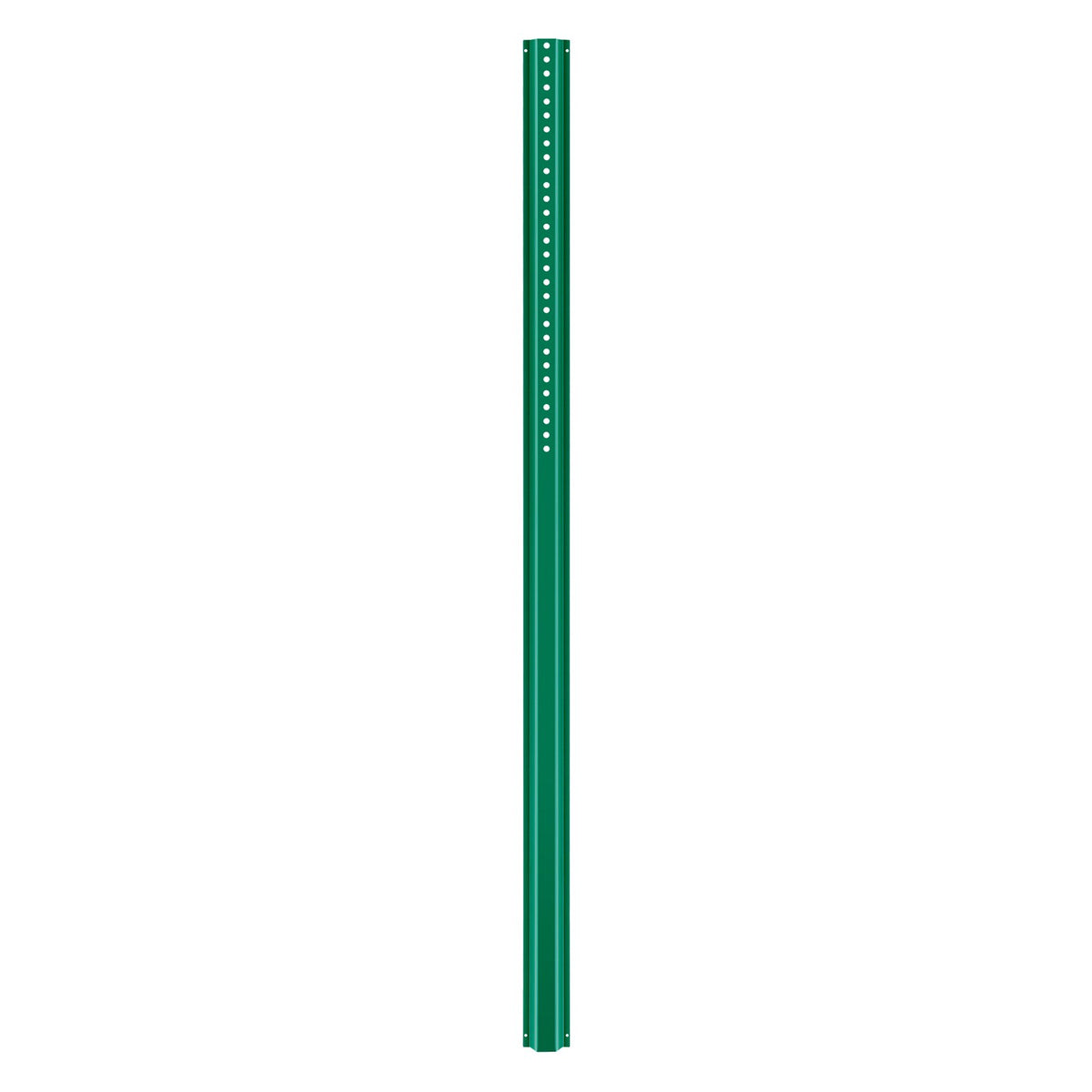 VEVOR 6FT U-Channel Sign Post, 4Pack Green Heavy Duty Steel Fixed Fence Post, Steel Fence U-Channel Sign for Garden, Courtyard, Farm or Traffic Intersection