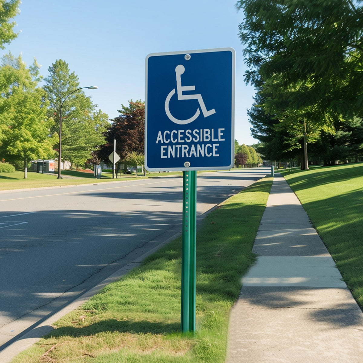 VEVOR 6FT U-Channel Sign Post, 4Pack Green Heavy Duty Steel Fixed Fence Post, Steel Fence U-Channel Sign for Garden, Courtyard, Farm or Traffic Intersection