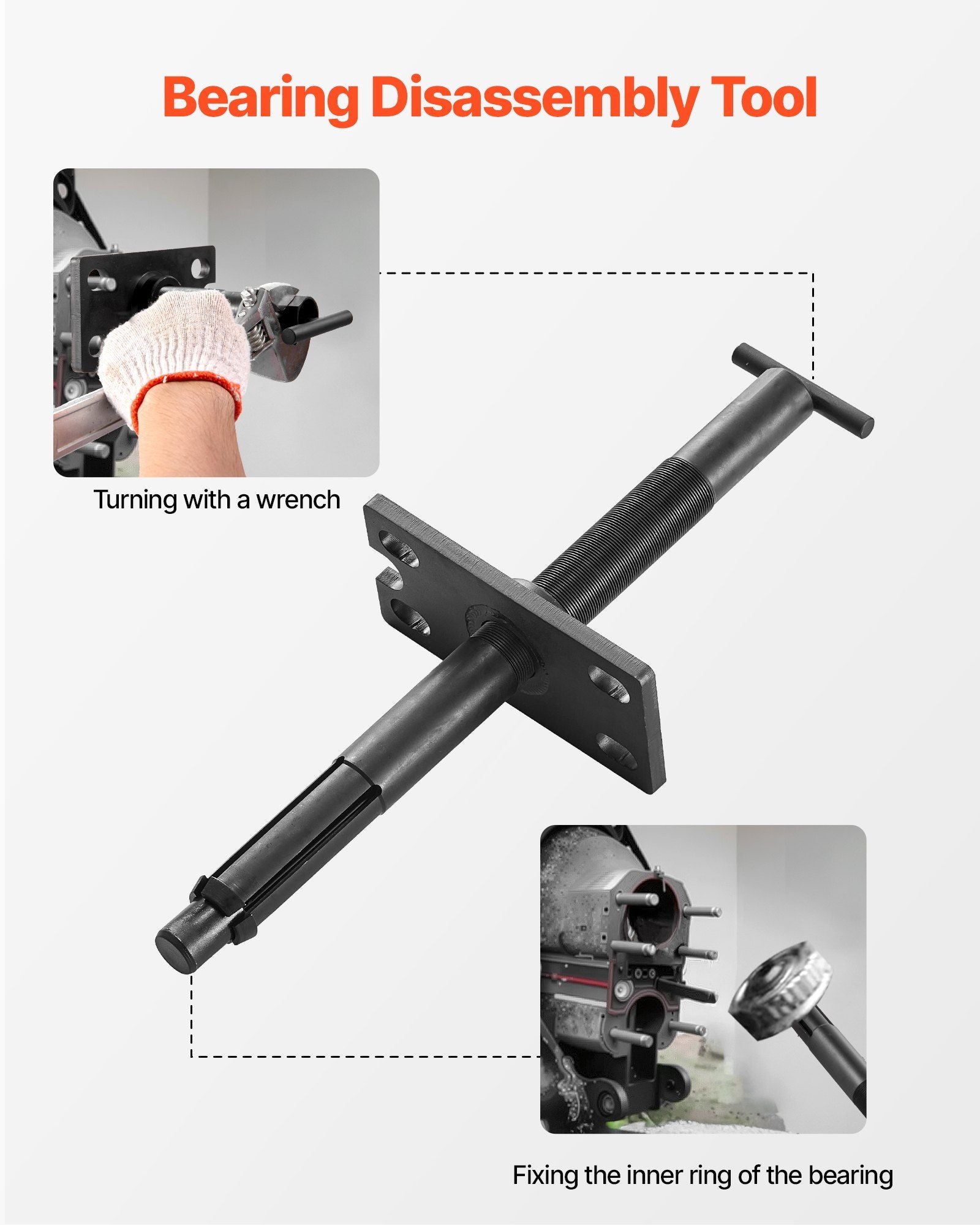 Mercruiser Alignment Tool & Gimbal Bearing Puller Set, Compatible with Mercruisers, OMC, Volvo Cobra Bell Housings, Engine Alignment Tool, Bearing Puller Seal Bellow Expander Tools Installer