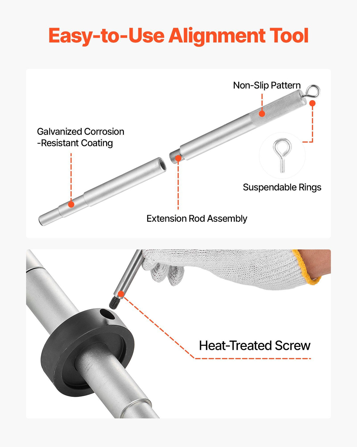 Mercruiser Alignment Tool & Gimbal Bearing Puller Set, Compatible with Mercruisers, OMC, Volvo Cobra Bell Housings, Engine Alignment Tool, Bearing Puller Seal Bellow Expander Tools Installer