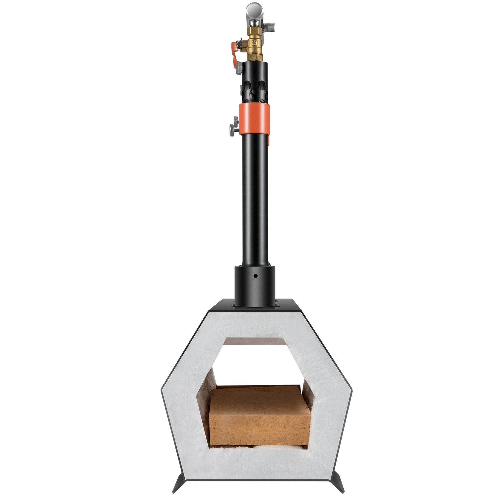 VEVOR Propane Forge Portable, Double Burner Tool and Knife Making, Large Capacity Blacksmith Farrier Forges, Mini Furnace Blacksmithing, Gas Forging Tools and Equipment, Complete Kit