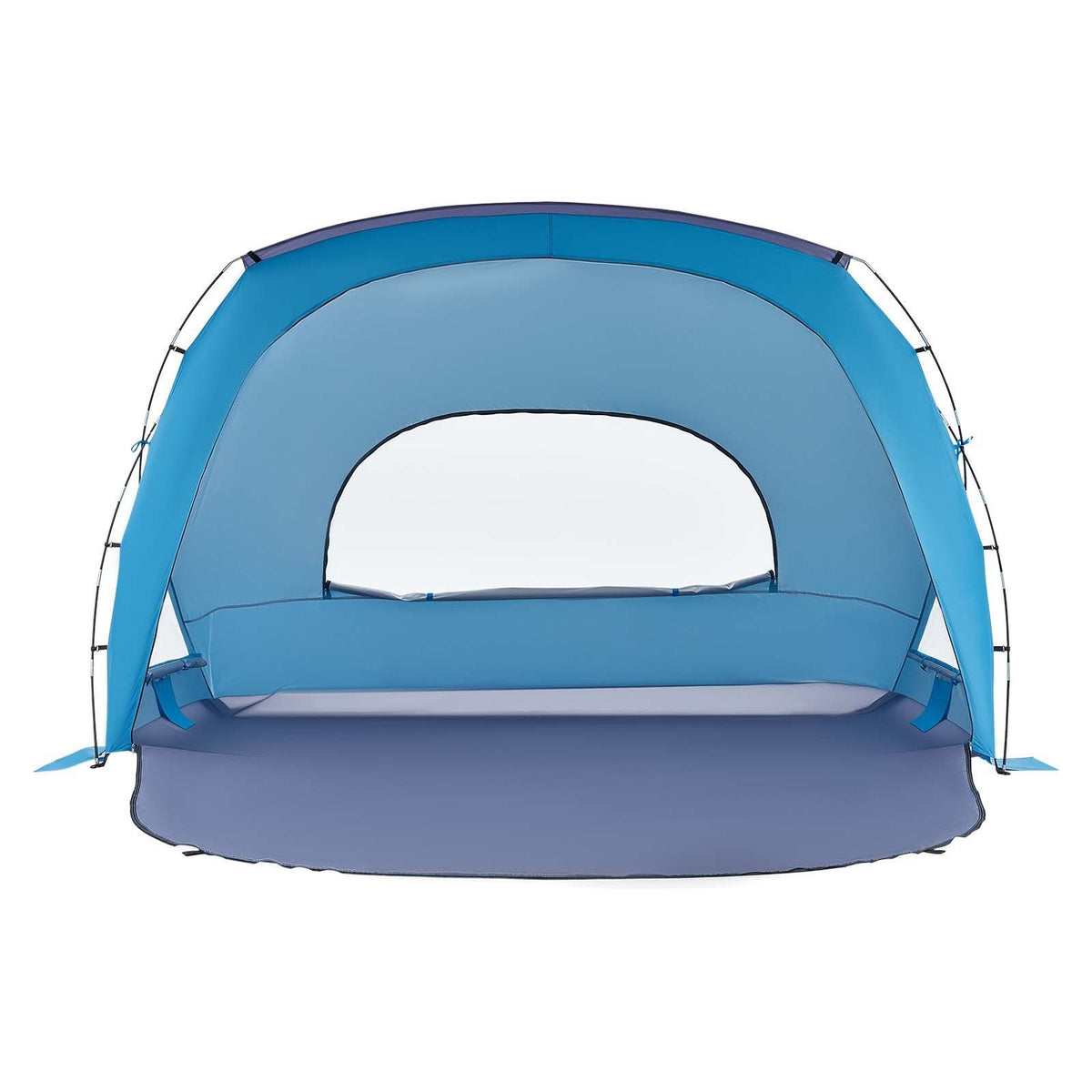 Beach Tent Sun Shelter for 6 Person, UPF 50+ Protection, Portable Sun Shade Canopy with Carrying Bag &amp; Sand Pockets, Lightweight and Easy Setup Beach Umbrella for Family Camping Outdoor Picnic