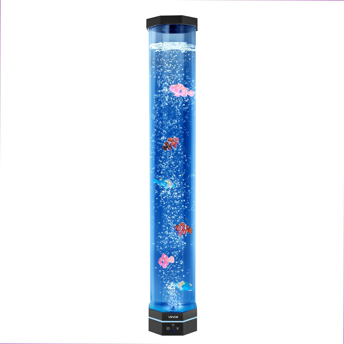 VEVOR Bubble Tube Lamp 16 Color 80 cm Sensory Aquarium Lamp for Relief Calming