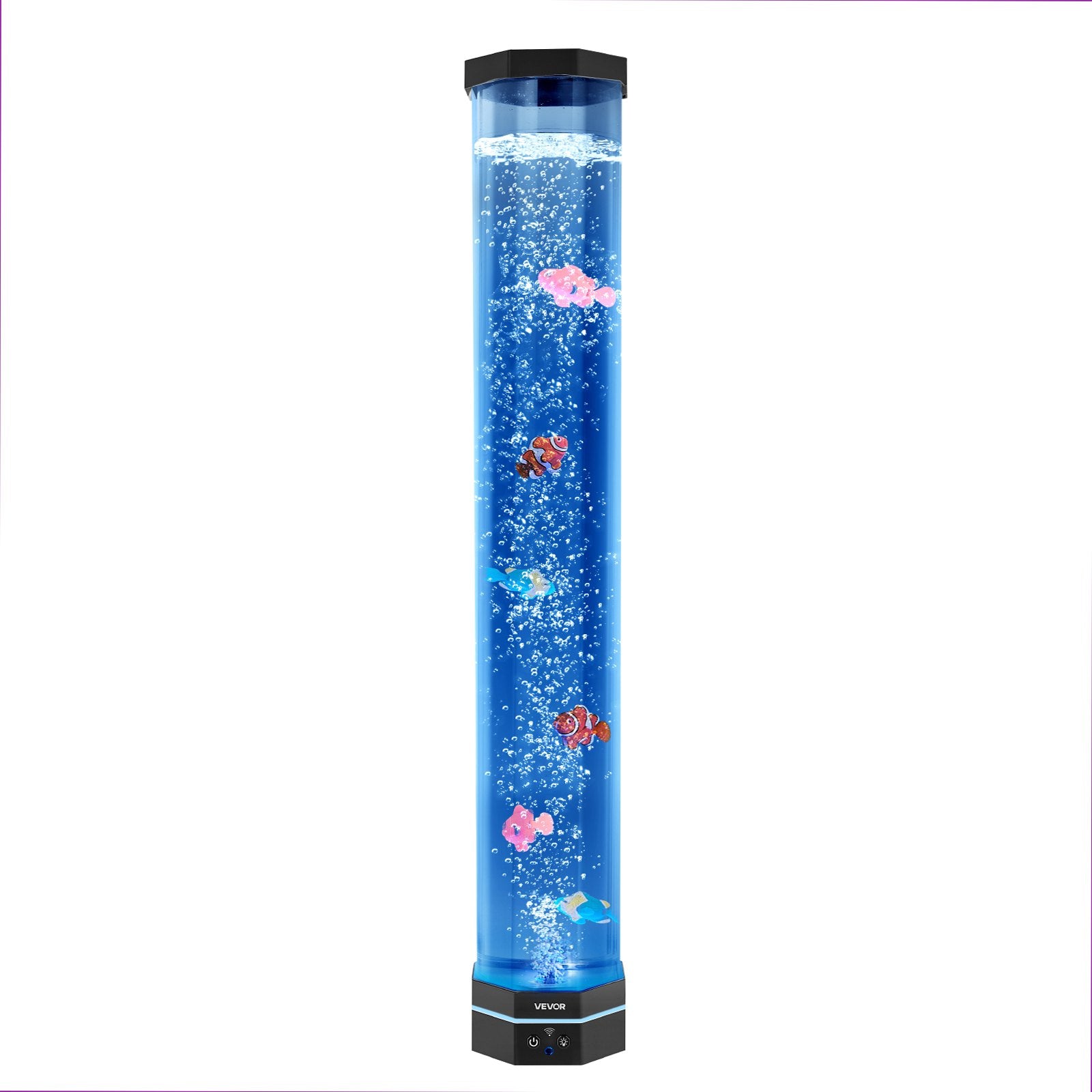 VEVOR Bubble Tube Lamp 16 Color 80 cm Sensory Aquarium Lamp for Relief Calming