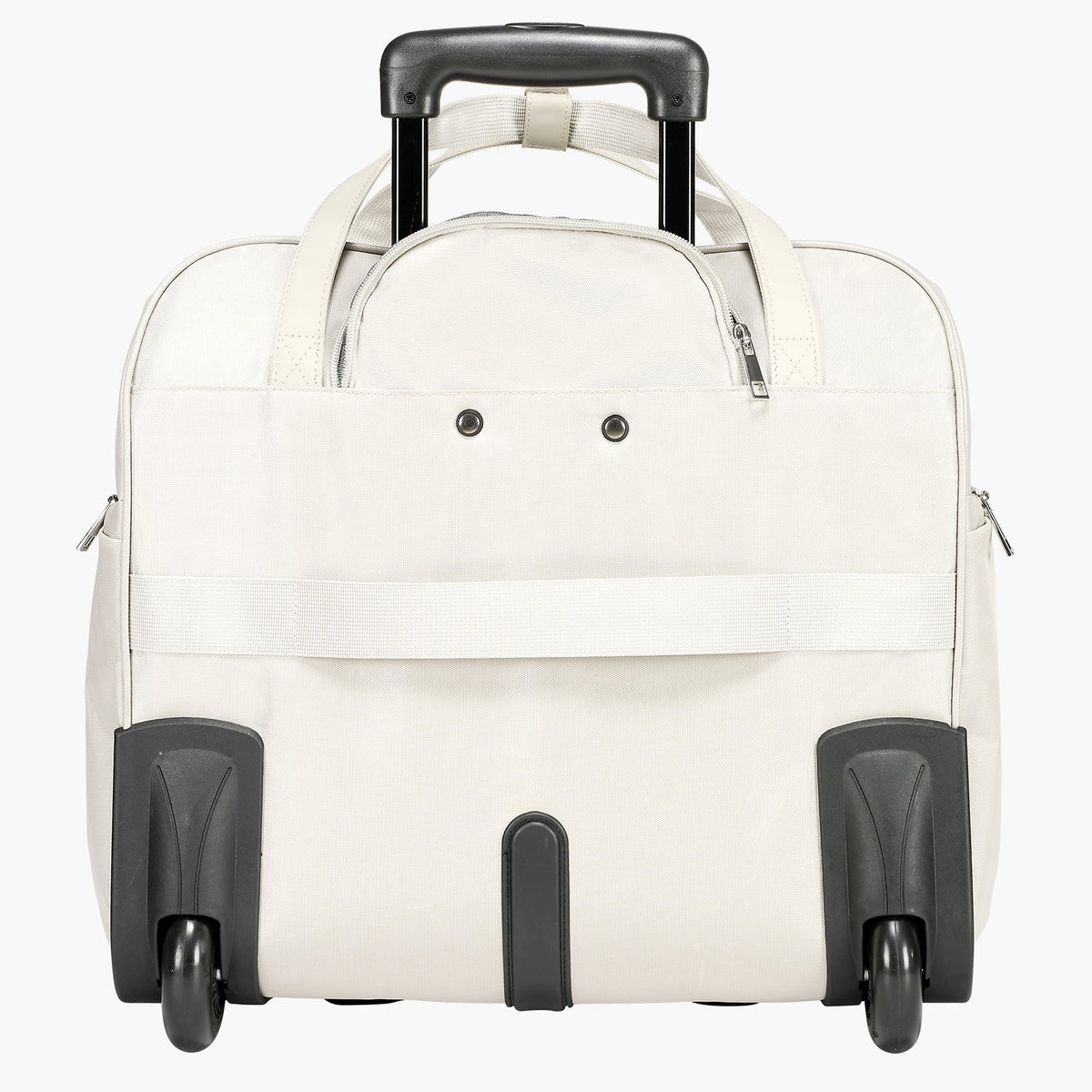 VEVOR Rolling Laptop Bag, Fits Up to 15.6 Inch Laptop, Wheeled Briefcase, Roller Computer Tote Bag with 2 Fixed Wheels & Telescoping Handle, Laptop Case for Work Travel Business Office, Women Men