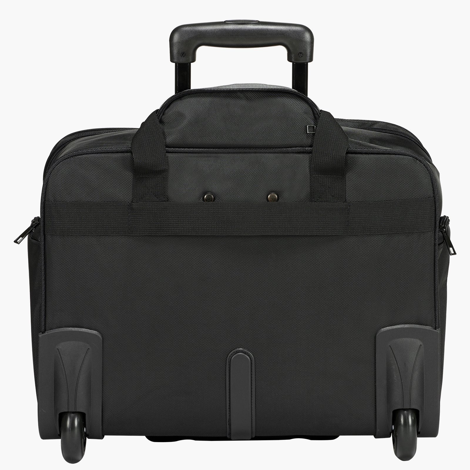 VEVOR Rolling Laptop Bag 43.94 cm Wheeled Computer Bag for Women & Men Black
