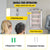 VEVOR Cell Phones Storage Cabinet Clear Pocket Chart Storage Locker Box 36 Slots