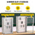 VEVOR Cell Phones Storage Cabinet Clear Pocket Chart Storage Locker Box 36 Slots