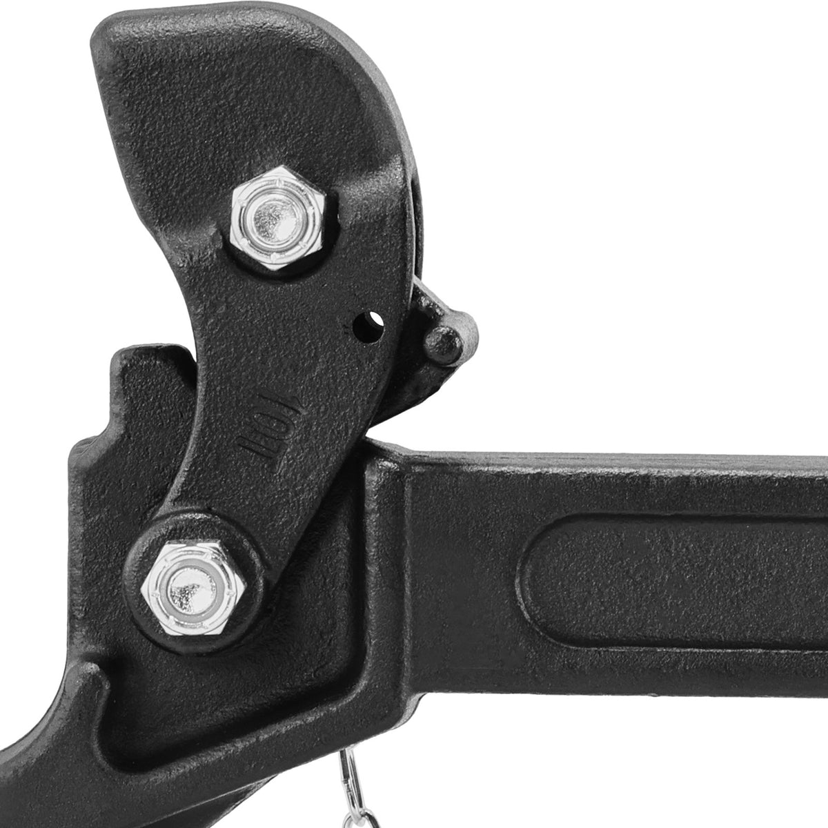 VEVOR Pintle Hitch 50.4 mm Receiver Hook 63.5 - 76.2 mm Lunette Ring 9070 kg