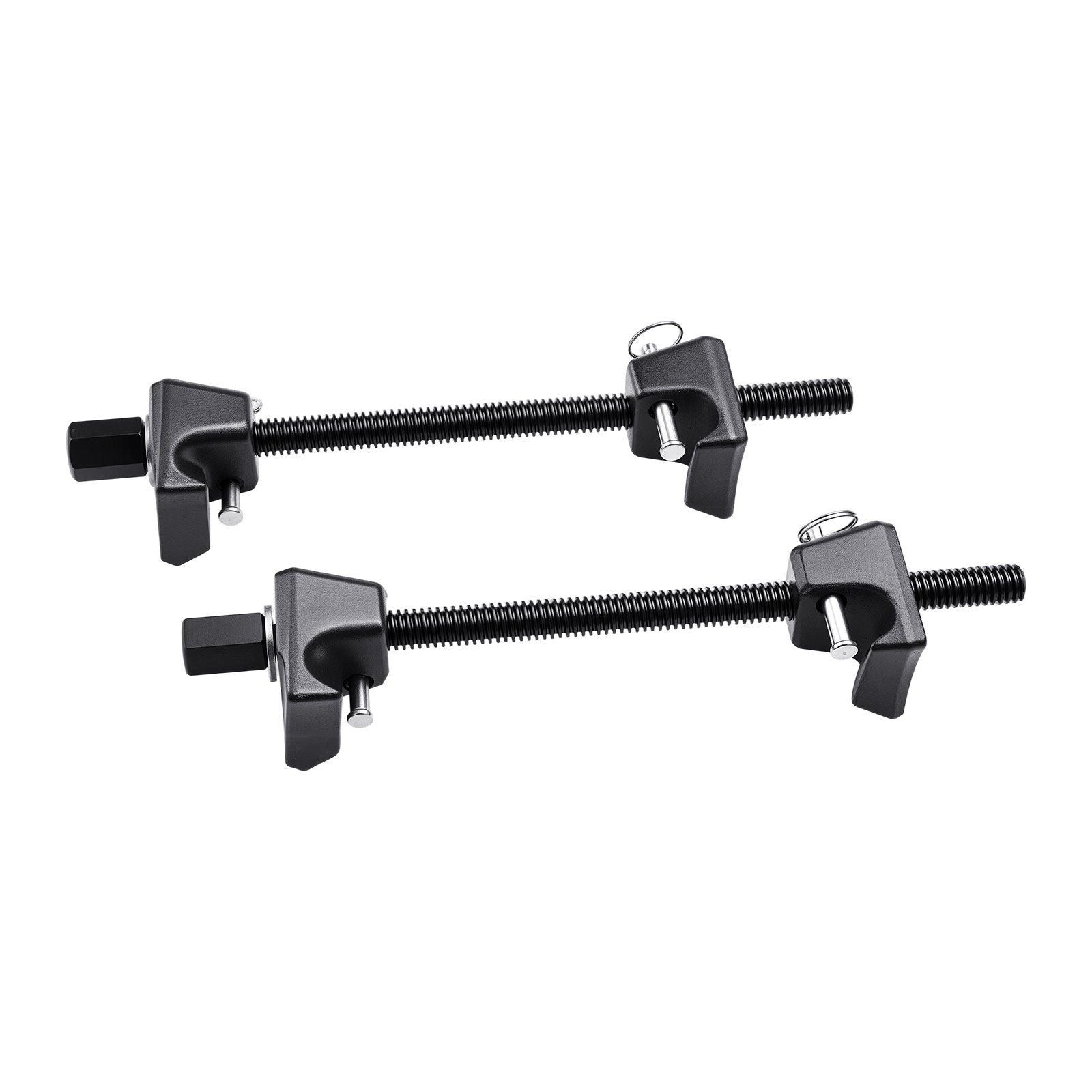 Strut Spring Compressor, 2 Pack, Heavy Duty Coil Spring Compressor Tool with 10.4 Inches(256 mm) Range, Compatible with 0.86 inches(22 mm) Hex Sockets, Fit for Car Truck Motorcycle, Black