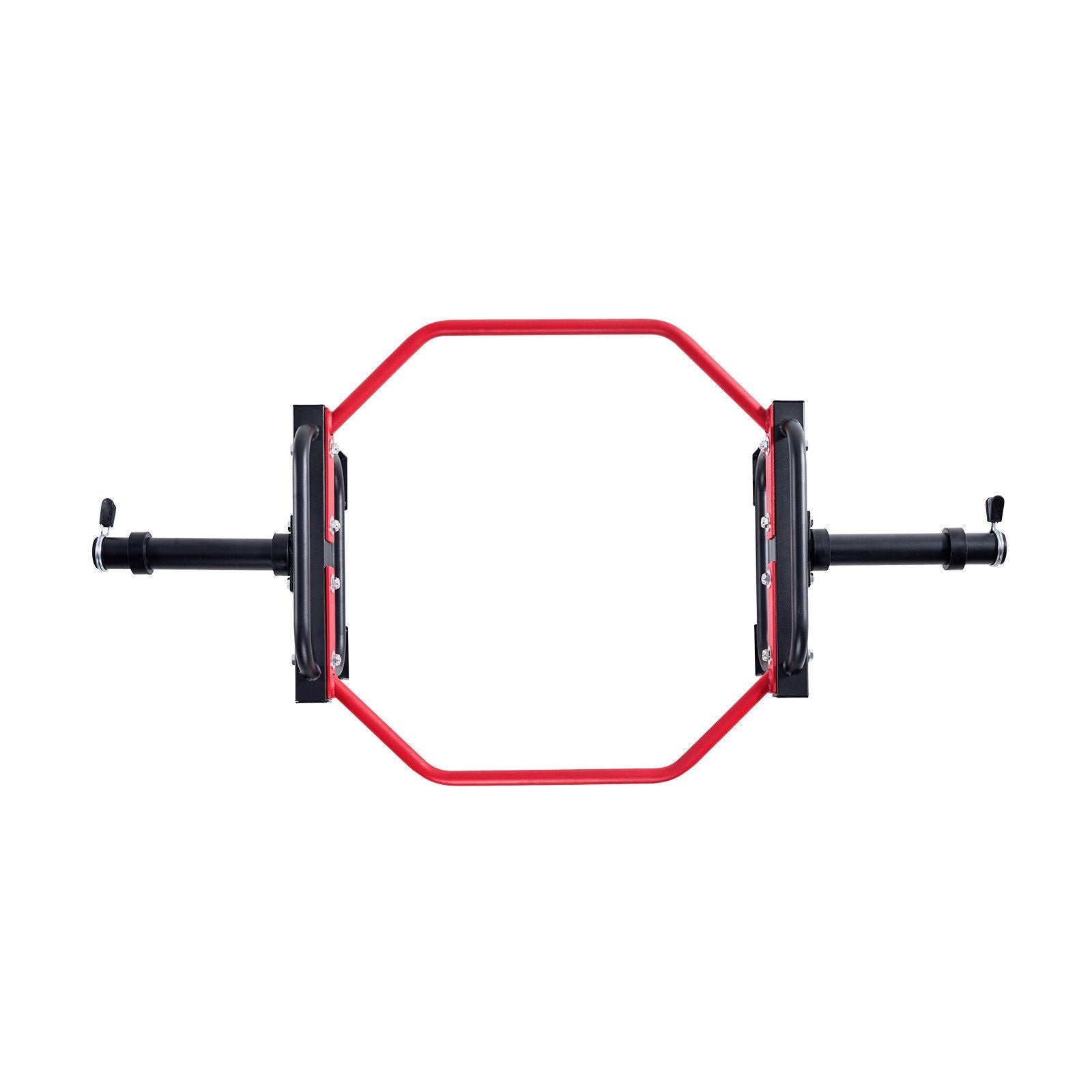 Trap Bar Hex Bar, 50mm Hex Barbell, 240 kg Capacity Shrug Bars, Weightlifting and Strength Training Equipment, Home Gym for Squats, Deadlifts, Shoulder Presses, Red