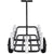 VEVOR Beach Fishing Cart, 91 kg Load Capacity, Fish and Marine Cart with Two 275 mm Big Wheels Rubber Balloon Tires for Sand, Heavy-Duty Steel Pier Wagon Trolley with 7 Rod Holders for Fishing, Picnic
