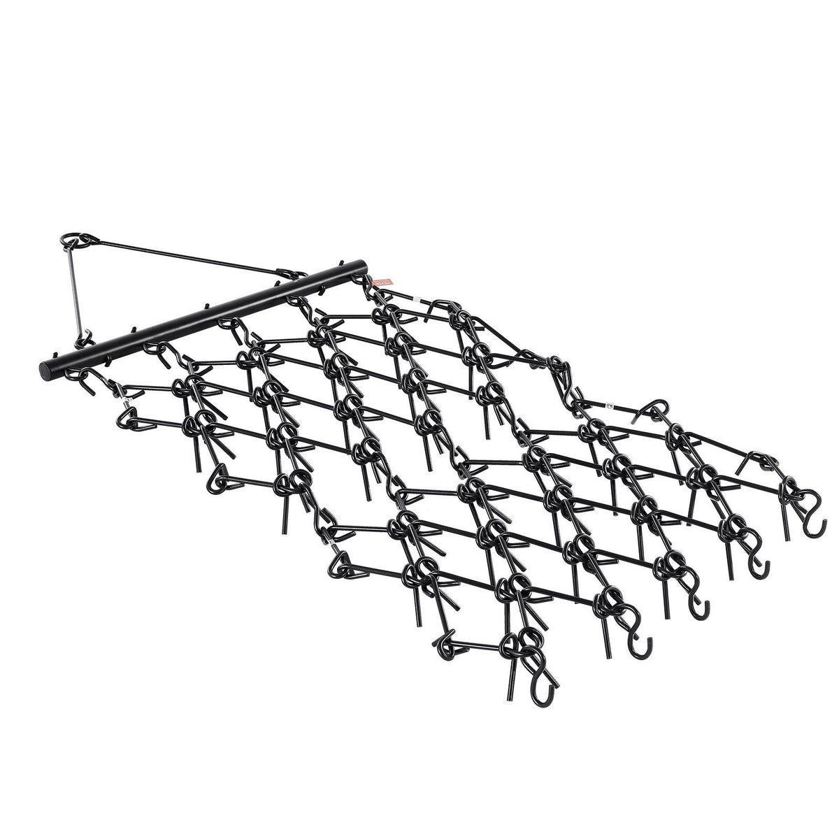 Drag Harrow, 1.2x1.2 m Durable Chain Harrow with 69 Sharp Teeth, Suitable for ATV UTV Tractor, Ideal for Soil Preparation, Seeding, Smoothing Landscapes, and Yard Gravel Driveway Maintenance