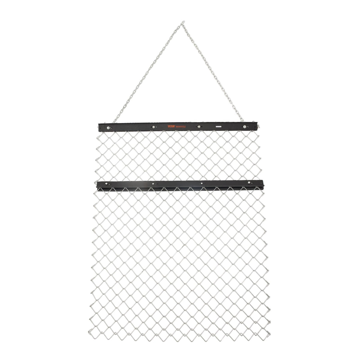 VEVOR Drag Harrow 4 x 5 ft Chain Harrow Lawn Rake ATV UTV Tractor Attachments