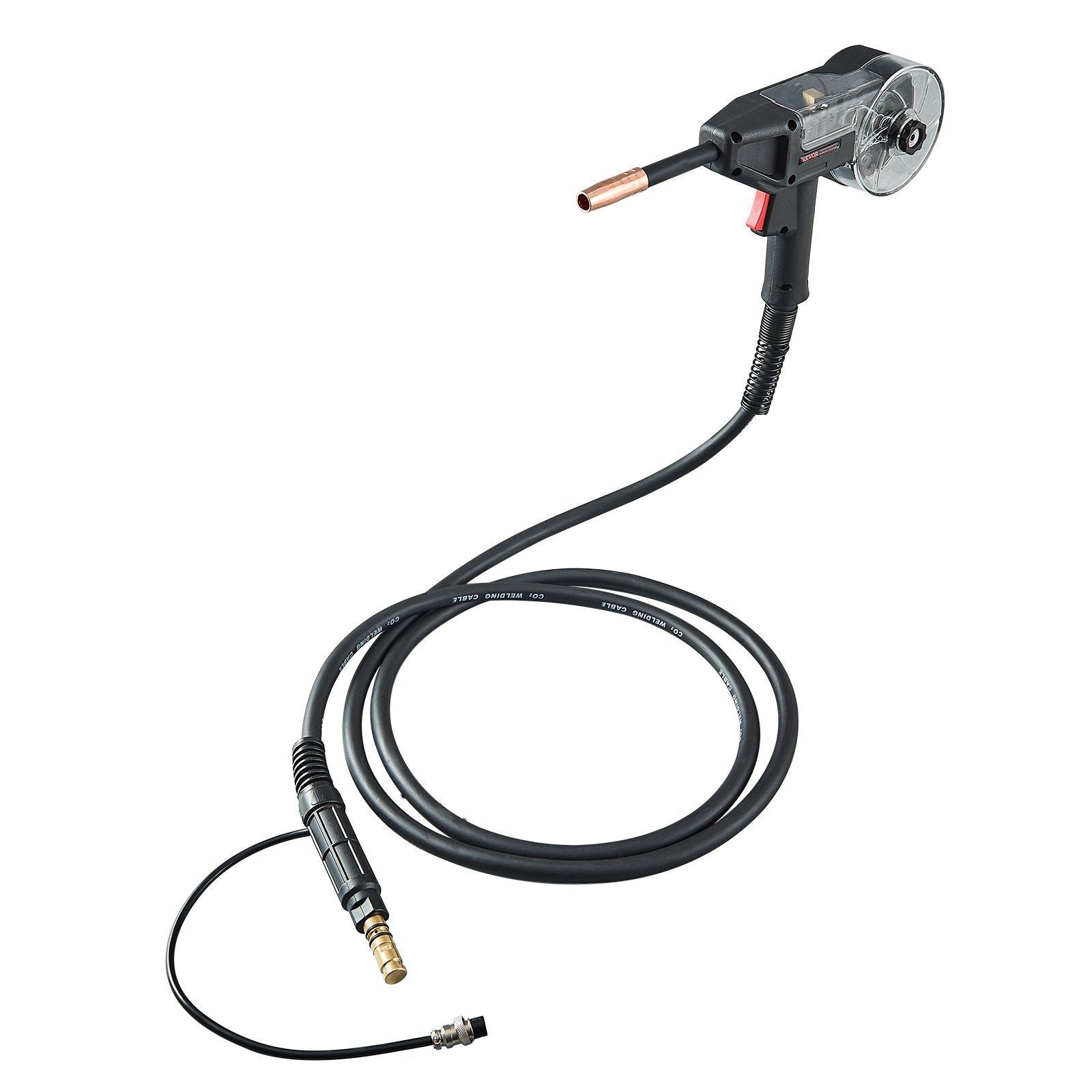 200Amp Spool Gun with 10FT Cable, Compatible with W Weldpro MlG200GDsv200 and MIG155GD Welders, Suitable for 0.030" and 0.035" Flux Core/Solid/Aluminum Welding Wires