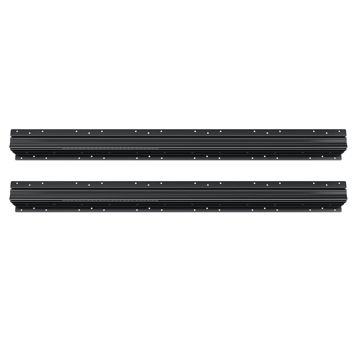 Undermount Drawer Slides, 40 inch, Full Extension Ball Bearing Under Stair Cabinet Rails, 260 LB Load Capacity Heavy Duty Bottom Stair Cabinet Glides Track Runners,for DIY Replacement, Black