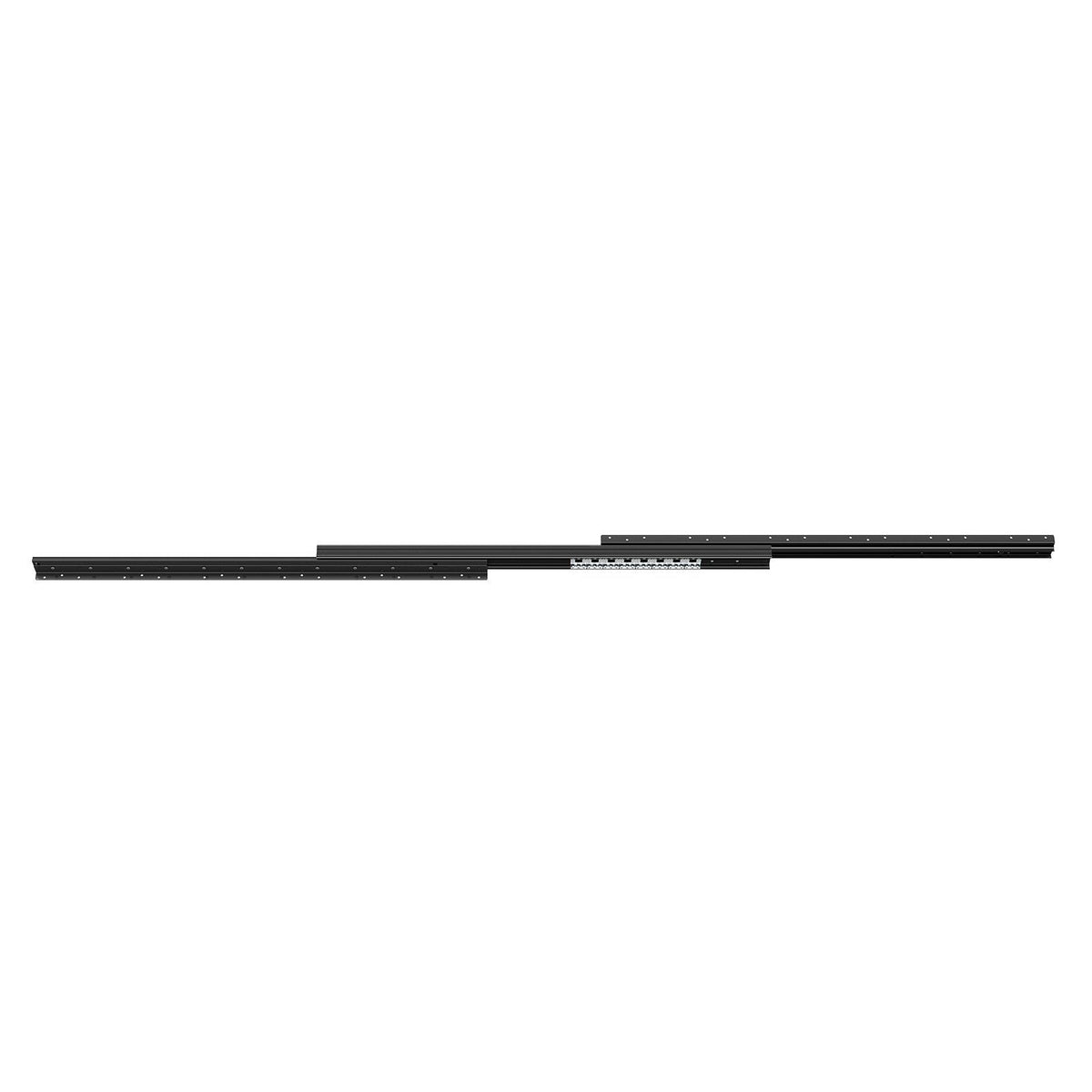 Undermount Drawer Slides, 40 inch, Full Extension Ball Bearing Under Stair Cabinet Rails, 260 LB Load Capacity Heavy Duty Bottom Stair Cabinet Glides Track Runners,for DIY Replacement, Black