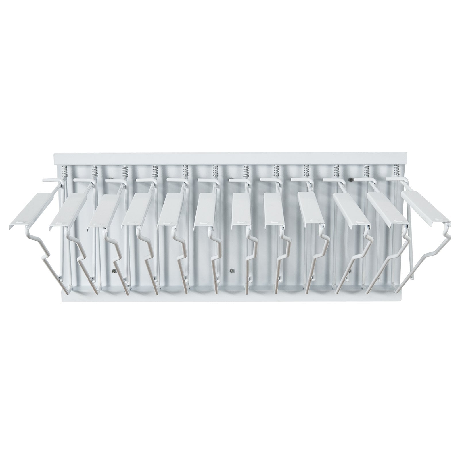 VEVOR Wall Mount Blueprint Storage Rack Blueprint Holder with 12 Pivot Brackets