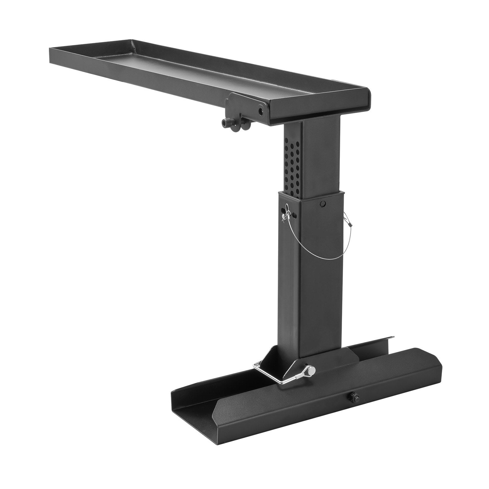 VEVOR Ladder Levler, 29.8 L x 11.4-18 in H Support Surface, Steel Ladder Leveling Tool, Folding Pitch Hopper, Stair Ladder Stabilizer Easy to Use,Extension Ladder Accessories for Uneven Ground