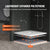 VEVOR Shower Curb Kit, 914x914mm Shower Pan Kit with 160mm Central Drain, Lightweight EPS Shower Installation Kits with 2 Waterproof Cloths, Shower Pan Slope Sticks Fit for Bathroom