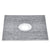 VEVOR Shower Curb Kit, 914x914mm Shower Pan Kit with 160mm Central Drain, Lightweight EPS Shower Installation Kits with 2 Waterproof Cloths, Shower Pan Slope Sticks Fit for Bathroom