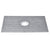 VEVOR Shower Curb Kit, 1524x965mm Shower Pan Kit with 160mm Central Drain, Lightweight EPS Shower Installation Kits with 2 Waterproof Cloths, Shower Pan Slope Sticks Fit for Bathroom